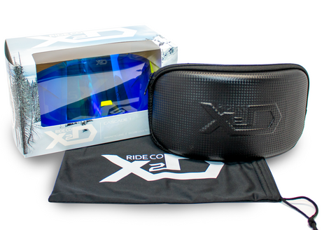 X2D RIDE CO CASCADE Goggles Hi Viz