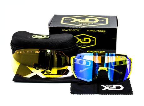 X2D RIDE CO Sawtooth Sunglasses (hi viz)